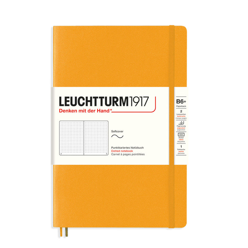 Leuchtturm1917 Notebook Paperback Softcover (B6+), Dotted - Rising Sun