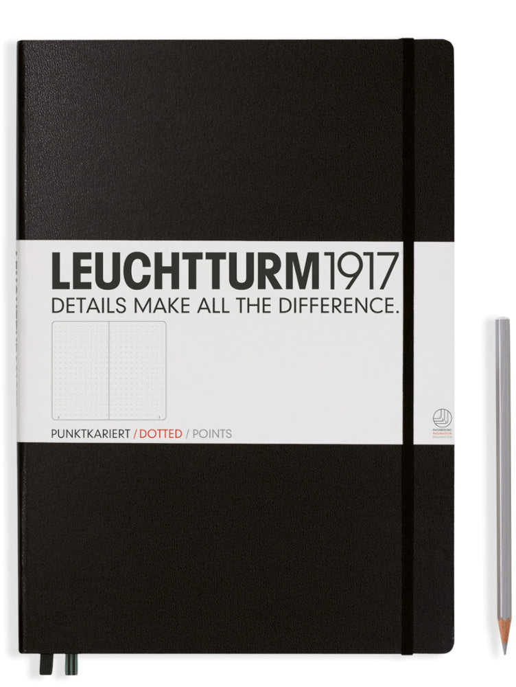 Leuchtturm1917 Notebook Master (A4+), Dotted - Black