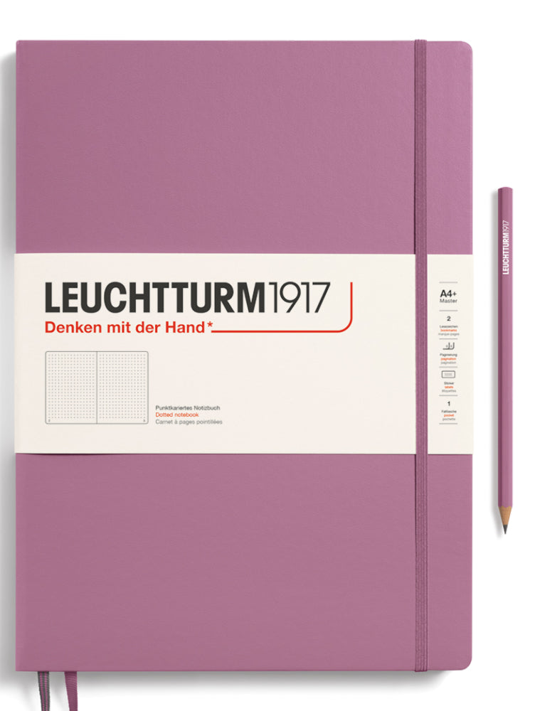 Leuchtturm1917 Notebook Slim Master (A4+), Dotted - Dusty Rose