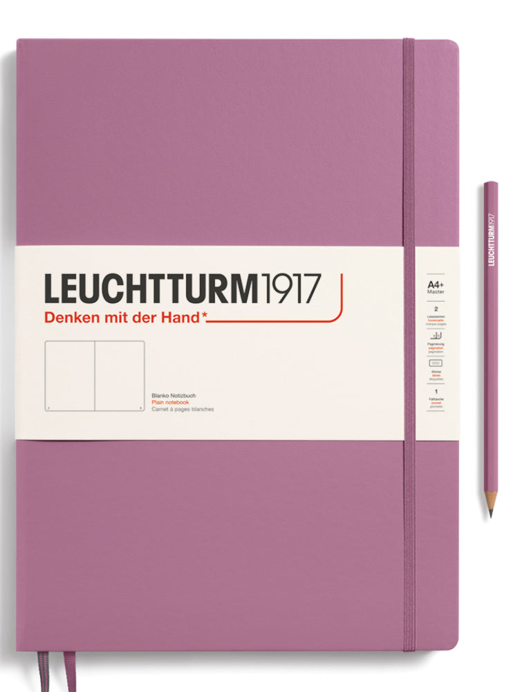 Leuchtturm1917 Notebook Slim Master (A4+), Plain - Dusty Rose