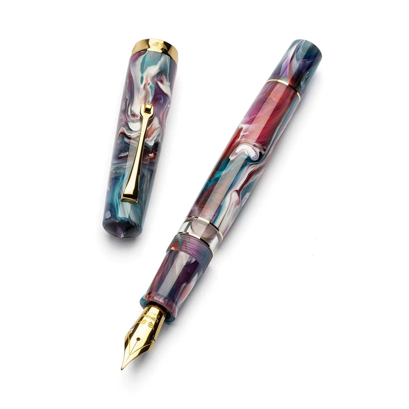 Leonardo Officina Italiana Momento Magico Fountain Pen - Primary Manipulation Lite, Gold Trim, Special Edition