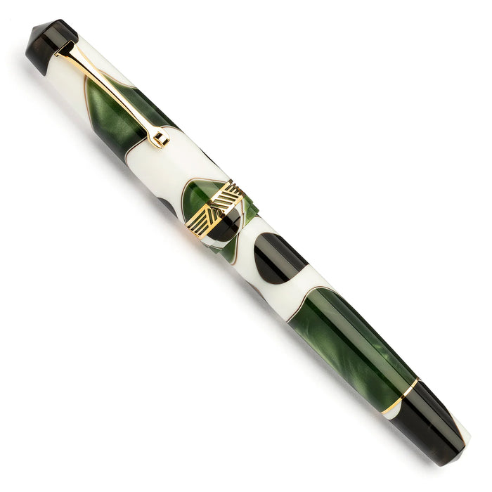 Leonardo Officina Italiana Momento Magico Fountain Pen - Foglia, Gold Trim