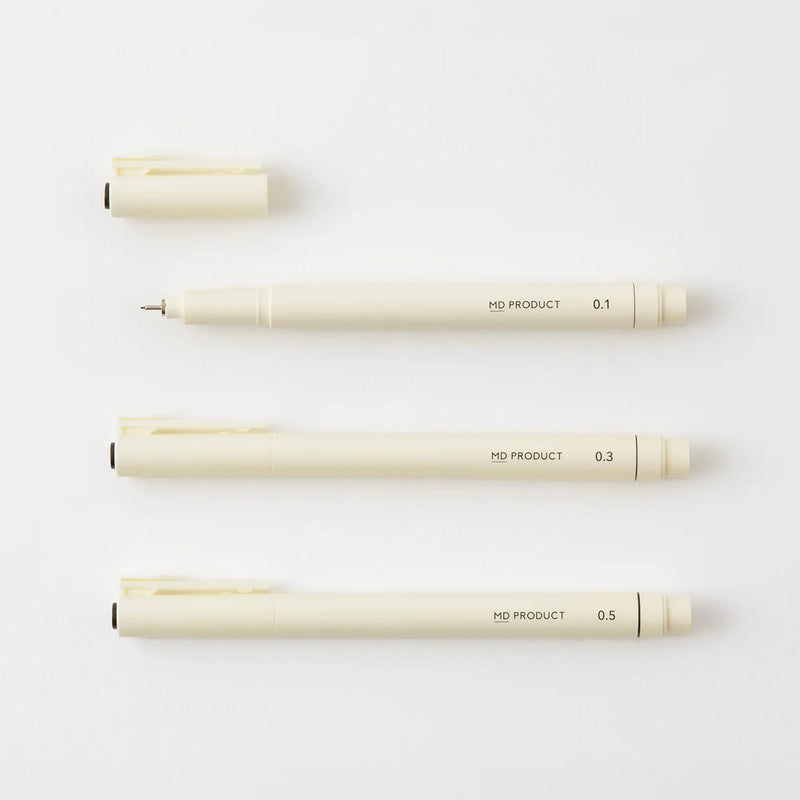 Midori MD Drawing Pen - Black 0.3mm