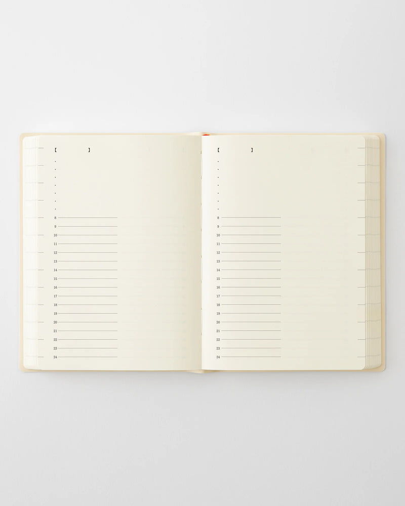 Midori MD Notebook - A6 1 Day 1 Page Diary 2027