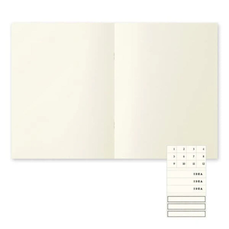Midori MD Notebook Light A4 Variant - Blank (3 Pack)