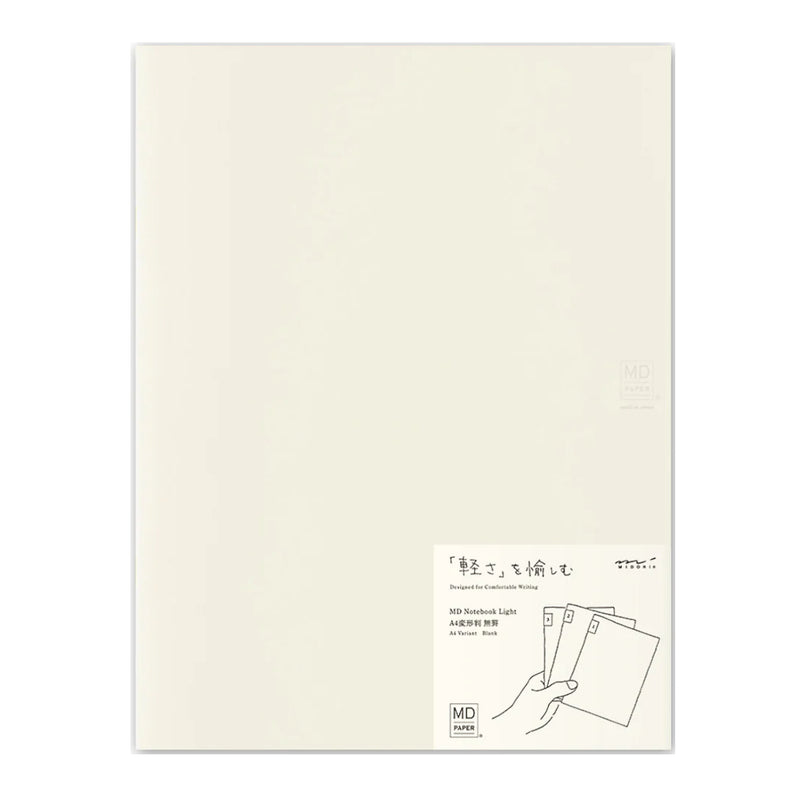 Midori MD Notebook Light A4 Variant - Blank (3 Pack)