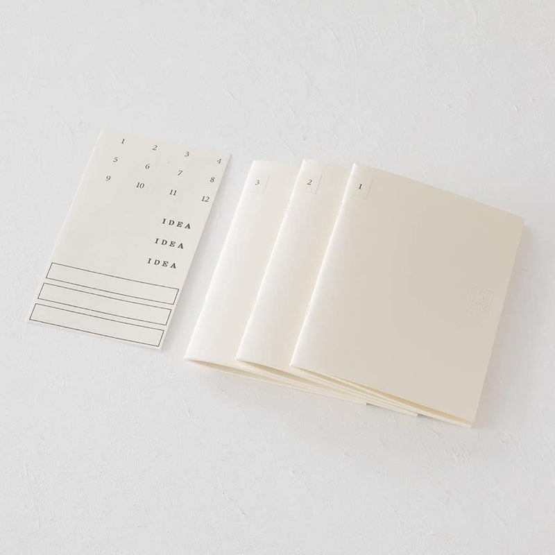 Midori MD Notebook Light A6 - Lined (3 Pack)