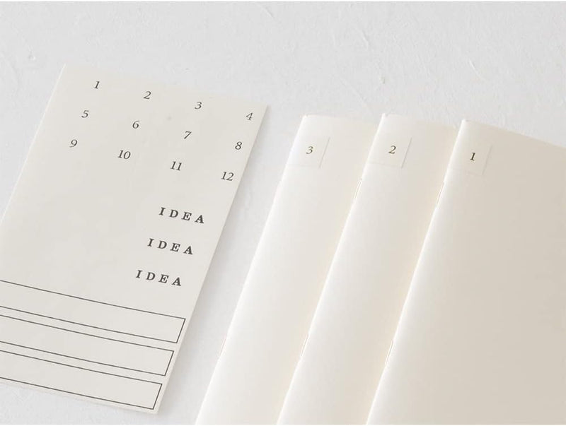 Midori MD Notebook Light B6 Slim - Grid (3 Pack)