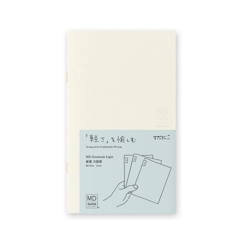 Midori MD Notebook Light B6 Slim - Grid (3 Pack)