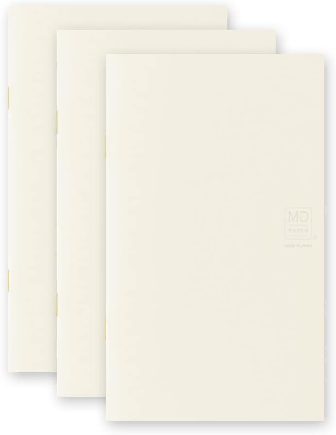Midori MD Notebook Light B6 Slim - Lined (3 Pack)