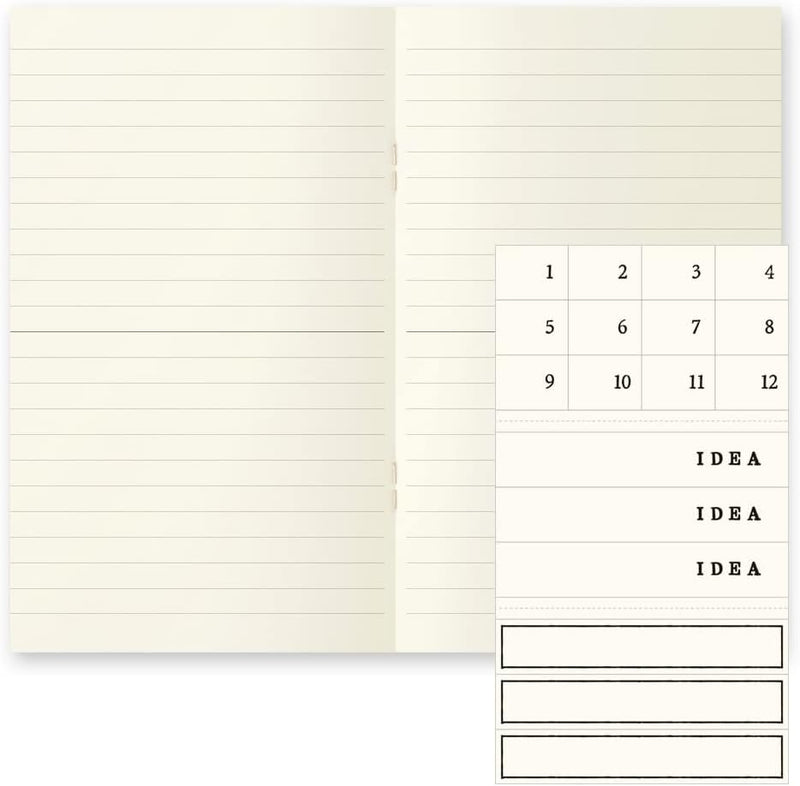 Midori MD Notebook Light B6 Slim - Lined (3 Pack)