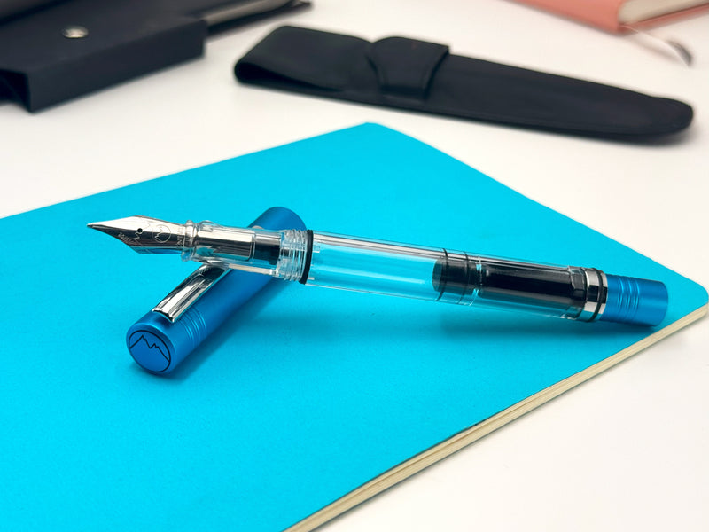 Monteverde MP1 Lock-It Piston Technology Fountain Pen - Bright Blue