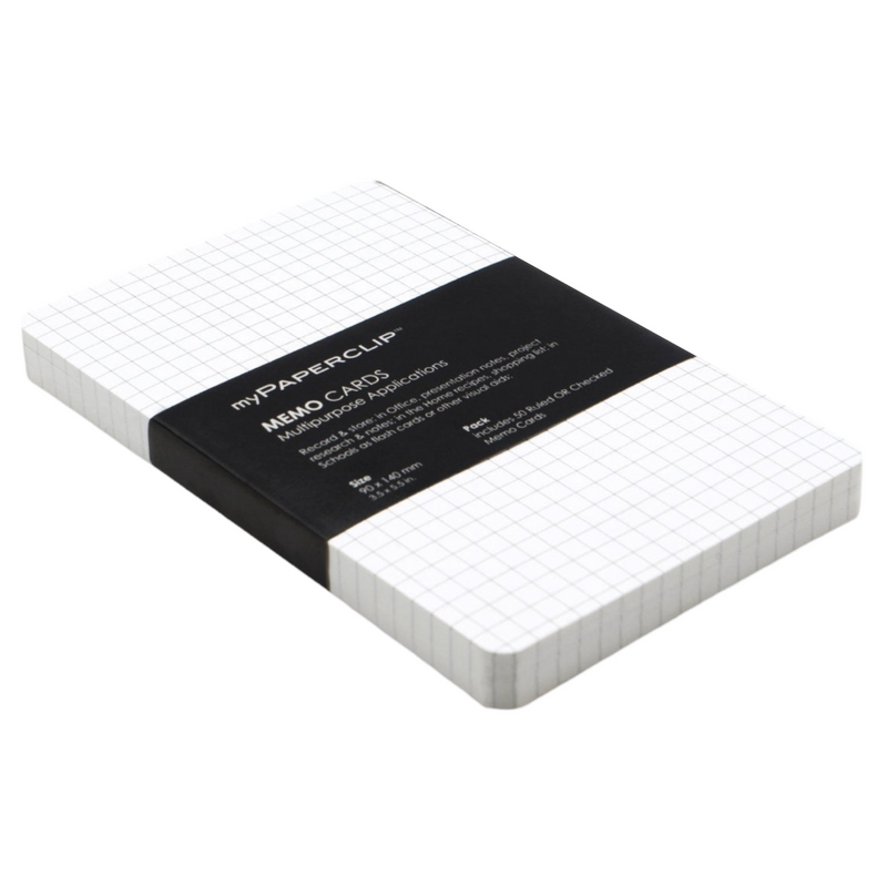 myPAPERCLIP Memo Cards - Pack of 50