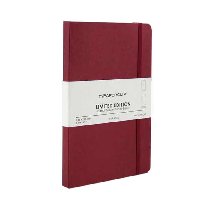 myPAPERCLIP Limited Edition Softcover A5 Notebook - Claret