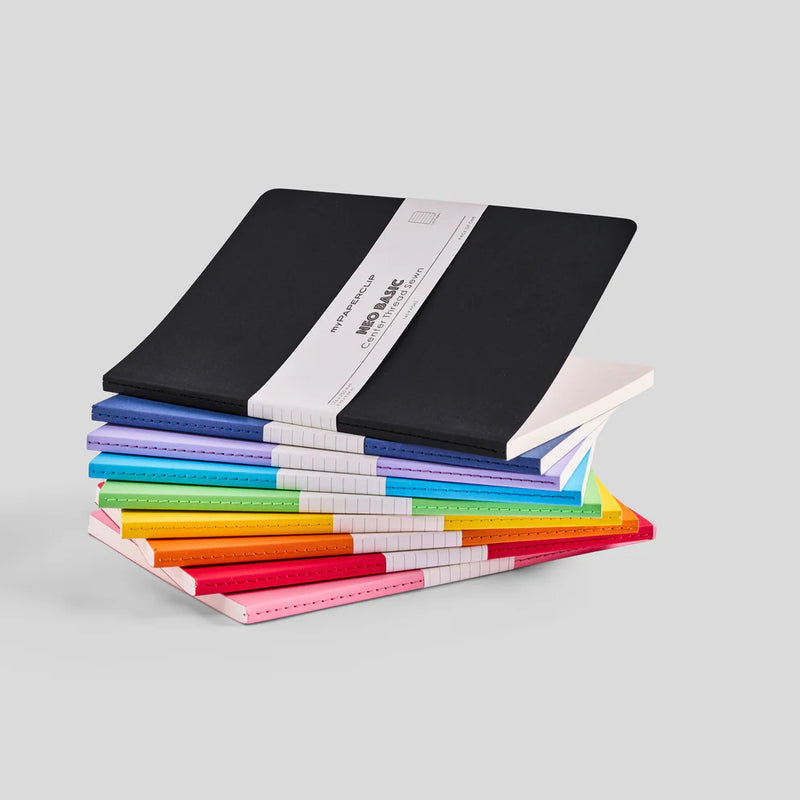 myPAPERCLIP Neo Basic Centre Thread Softcover Notebook - B5, Green