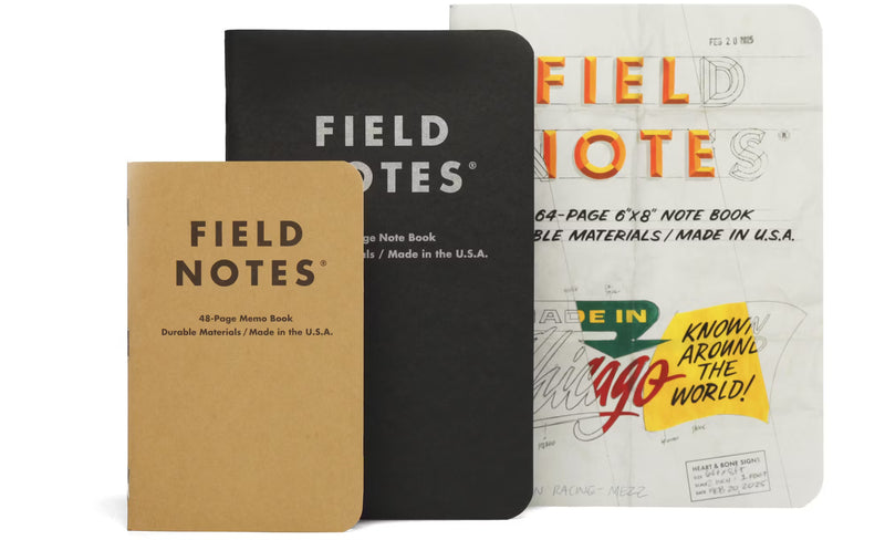 Field Notes The Chicago Look Notebooks (Set 2) *New Size*