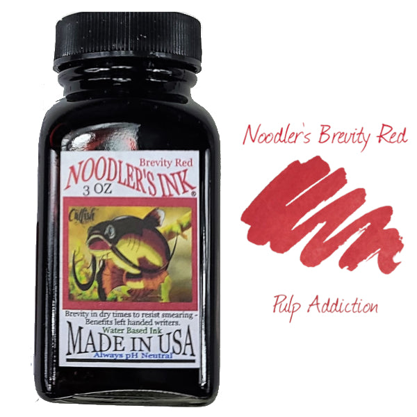 Noodler's Bernanke Red Fountain Pen Ink Australia — Pulp Addiction