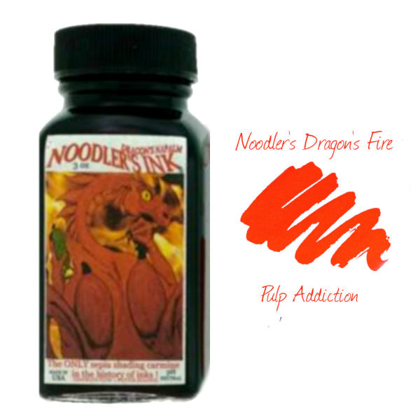 Noodler's Dragon's Fire Ink - 88ml — Pulp Addiction