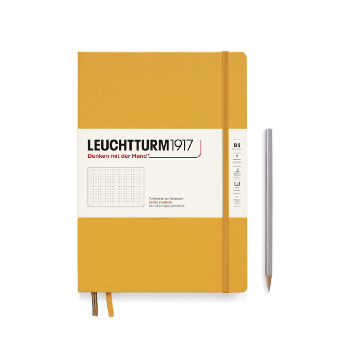 Leuchtturm1917 Notebook Composition Hardcover (B5), Dotted - Rising Sun