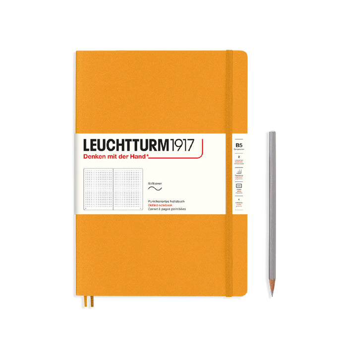 Leuchtturm1917 Notebook Composition Softcover (B5), Dotted - Rising Sun