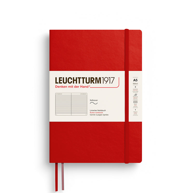 Leuchtturm1917 Notebook Softcover (A5) - Cherry