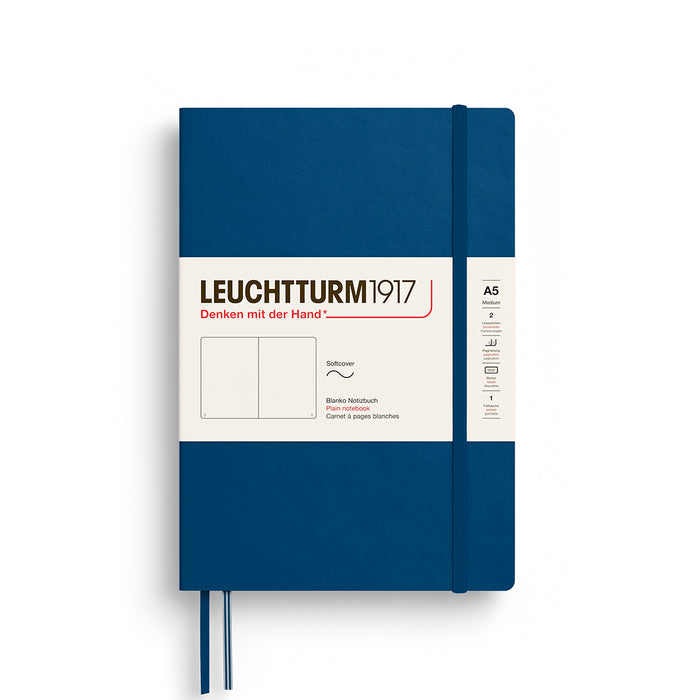Leuchtturm1917 Notebook Softcover Medium (A5) - Indigo