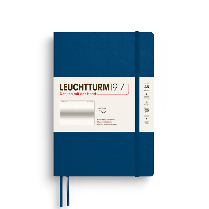 Leuchtturm1917 Notebook Softcover (A5) - Indigo