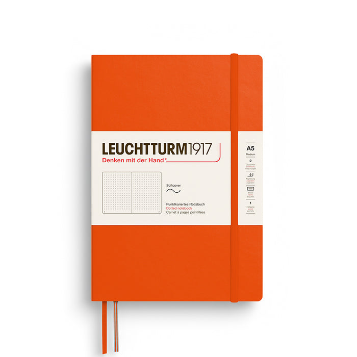 Leuchtturm1917 Notebook Softcover Medium (A5) - Pumpkin