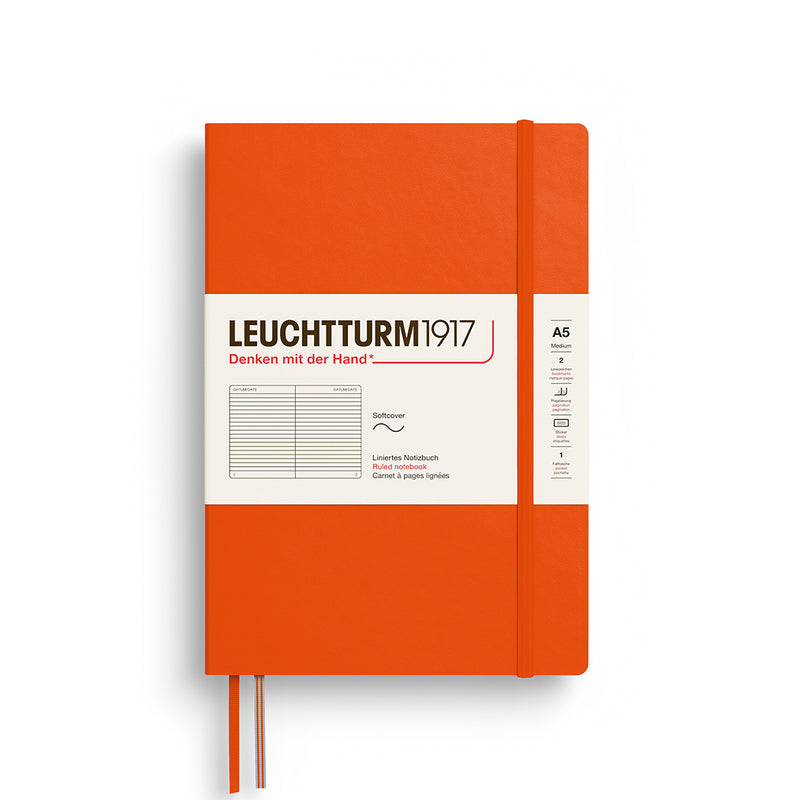 Leuchtturm1917 Notebook Softcover (A5) - Pumpkin