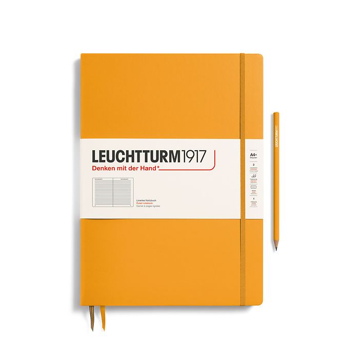 Leuchtturm1917 Notebook Slim Master (A4+), Ruled - Rising Sun