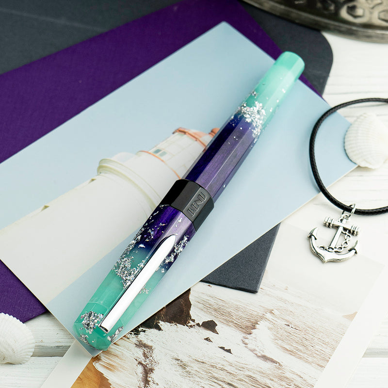 BENU Euphoria Fountain Pen - Ocean Breeze (Glow-In-The-Dark)