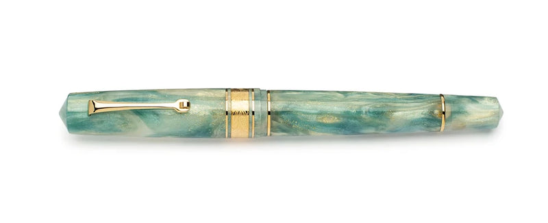 Leonardo Officina Italiana Momento Zero Grande 2.0 Fountain Pen - Ortensia, Gold Trim