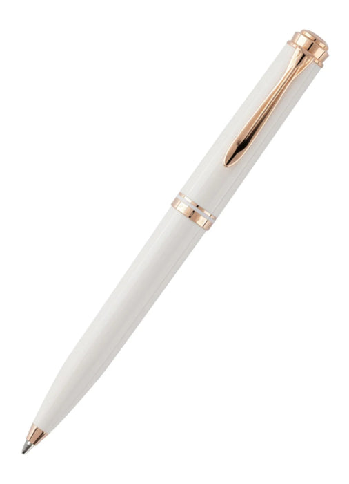 Pelikan K600 Ballpoint Pen - Souveran White & Rose Gold, Special Edition