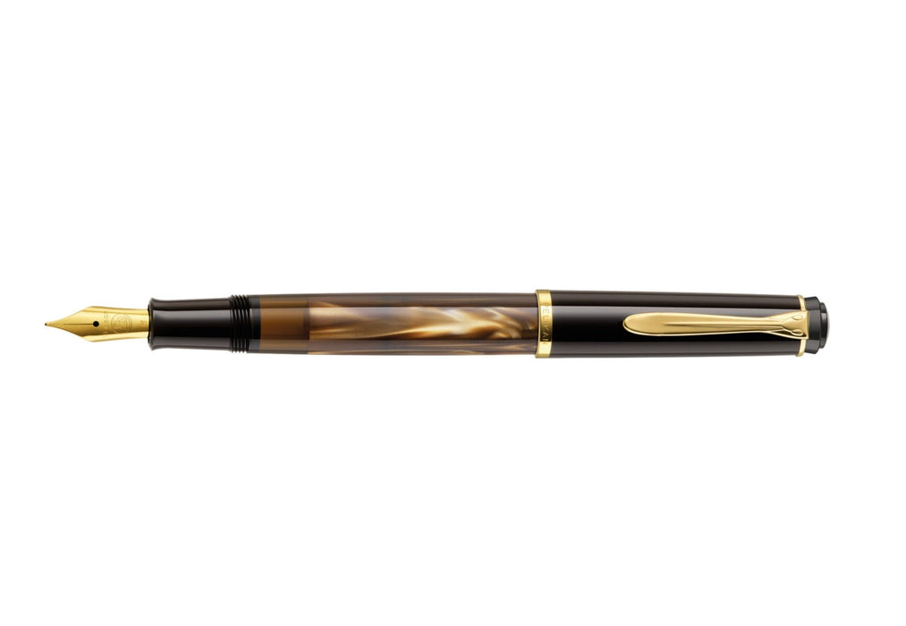 Pelikan M200 Fountain Pen - Brown Marble Medium