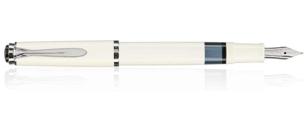 Pelikan M205 Fountain Pen - Classic White EF