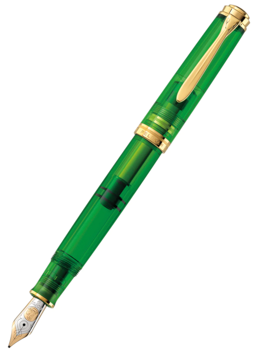 Pelikan M800 Fountain Pen Green Demonstrator Special Edition - Broad
