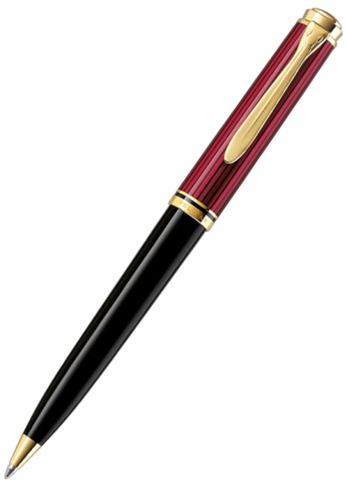 Pelikan K800 Ballpoint Pen - Souveran Black Red