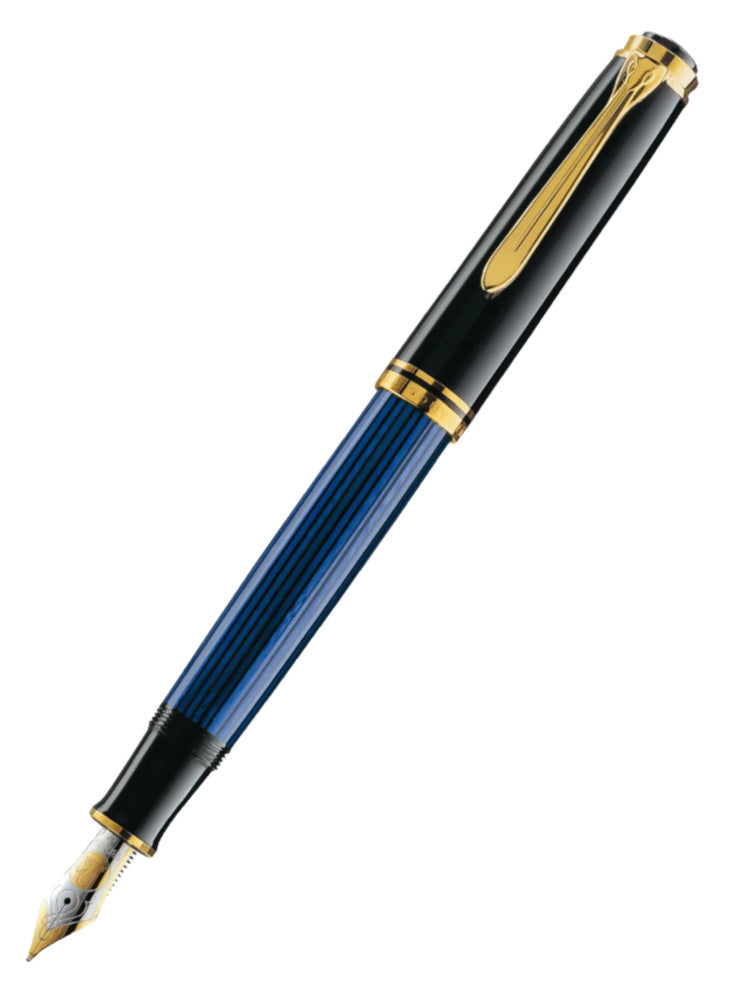 Pelikan M800 Fountain Pen - Souveran Black Blue