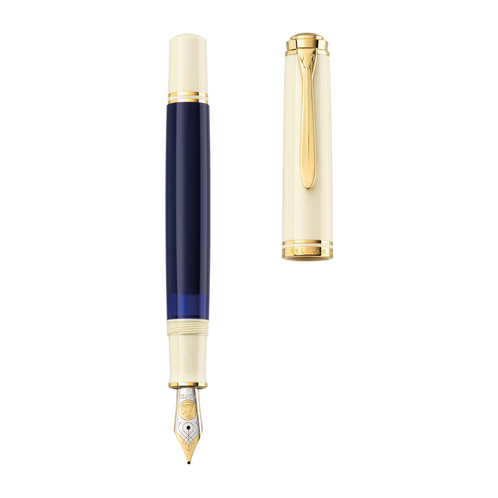 Pelikan M800 Fountain Pen - Souveran Cream Blue, Special Edition