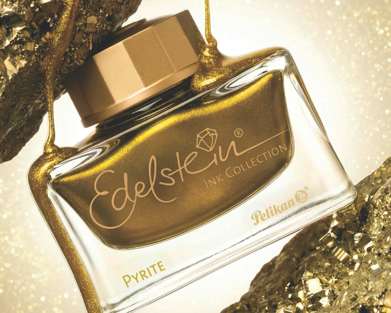 Pelikan Edelstein Fountain Pen Ink - Pyrite - Ink of the Year 2026