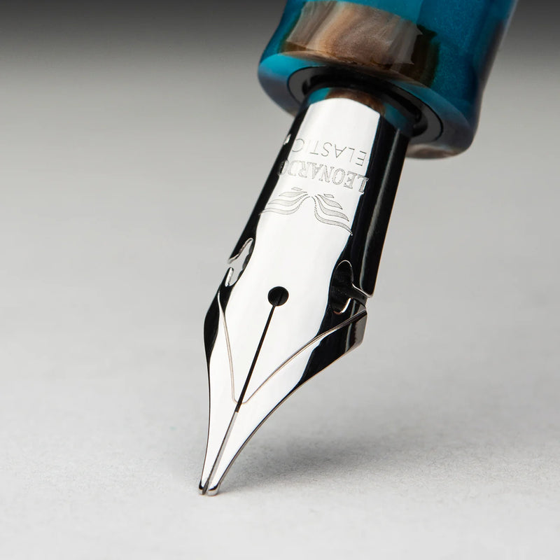 Leonardo Officina Italiana Elastic Steel Nib - Silver Plated