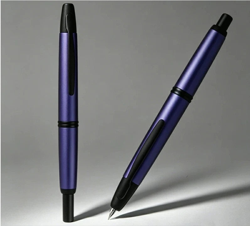 Pilot Capless Special Alloy Nib Fountain Pen – Matte Purple, Limited Edition | Pulp Addiction Exclusive