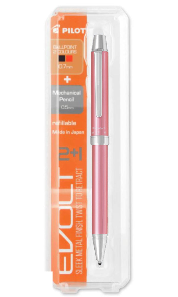 Pilot Evolt 2+1 Multifunction Pen - Pink