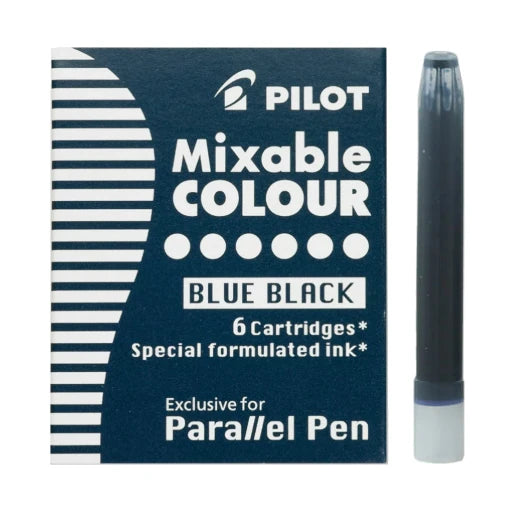 Pilot Parallel Pen Mixable Ink Cartridges - Blue Black
