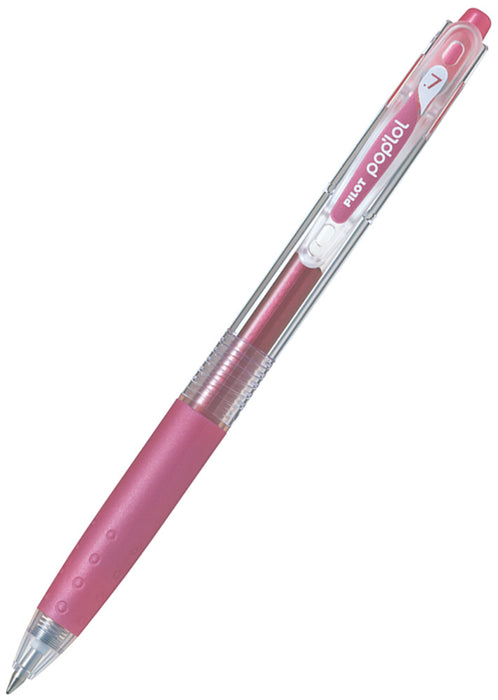 Pilot pop'lol Gel 0.7mm Rollerball Pen - Metallic Pink