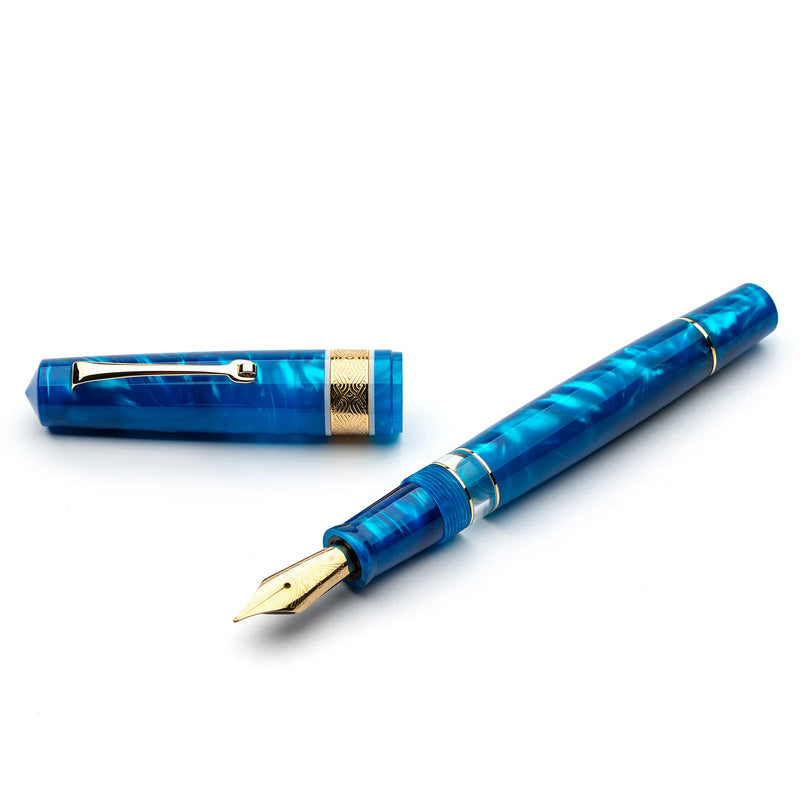 Leonardo Officina Italiana Momento Magico Fountain Pen - Pithecusa, Gold Trim