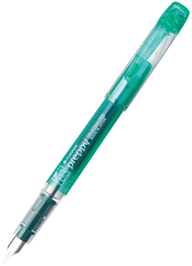 Platinum Preppy Green Fine Fountain Pen