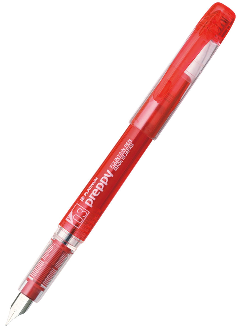 Platinum Preppy Red Fine Fountain Pen