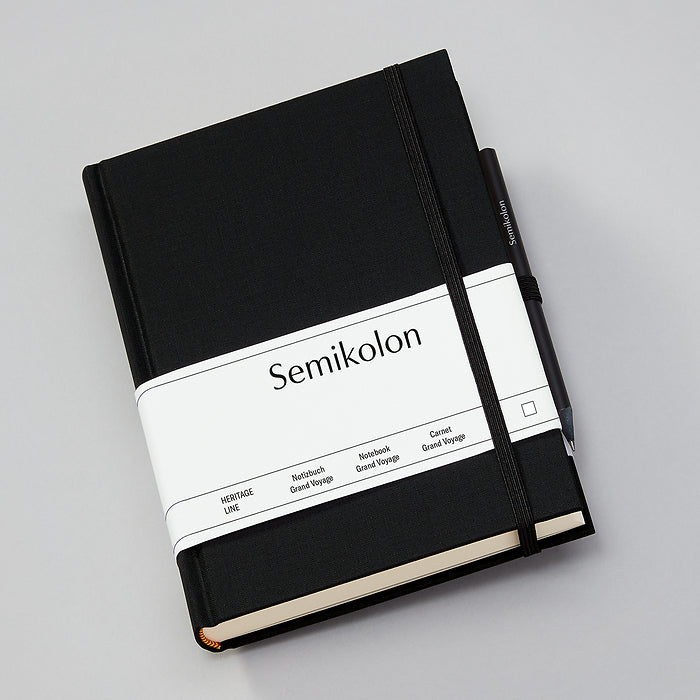 Semikolon Travel Diary, Grand Voyage, Black