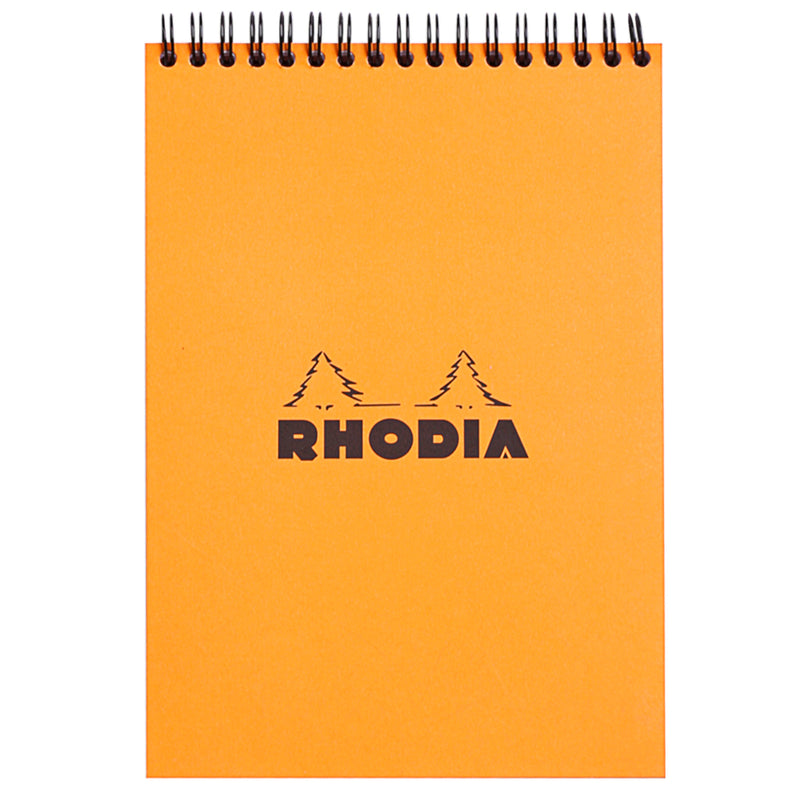 Rhodia No. 16 (A5) Notepad Wirebound - Orange, Lined
